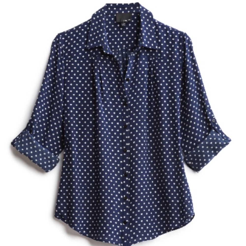 🆕 Greylin “Belle” silk button down blouse Large
